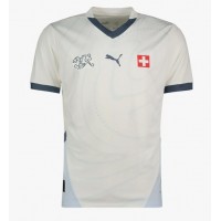 Švajčiarsko Vonkajší futbalový dres ME 2024 Krátky Rukáv
